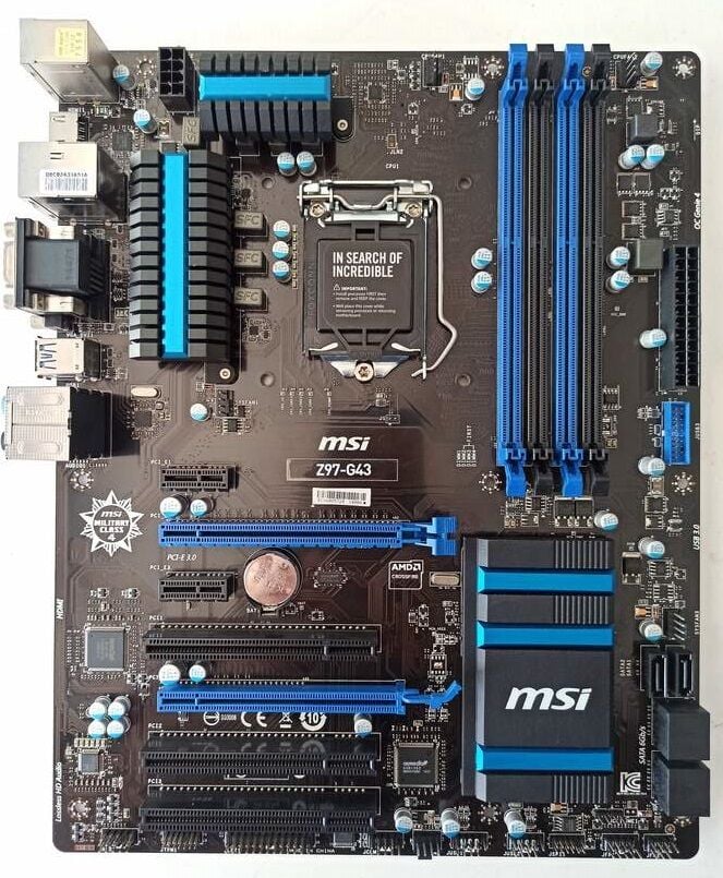 MSI Z97-G43 Intel Z97 3000MHz(OC) DDR3 LGA1150 ATX Anakart