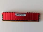 Corsair Cmk8Gx4M1A2400C14R 8Gb Ddr4 2400 Mhz Cl14 Vengeance Kırmızı Lpx Soğutuculu Dimm Bellek
