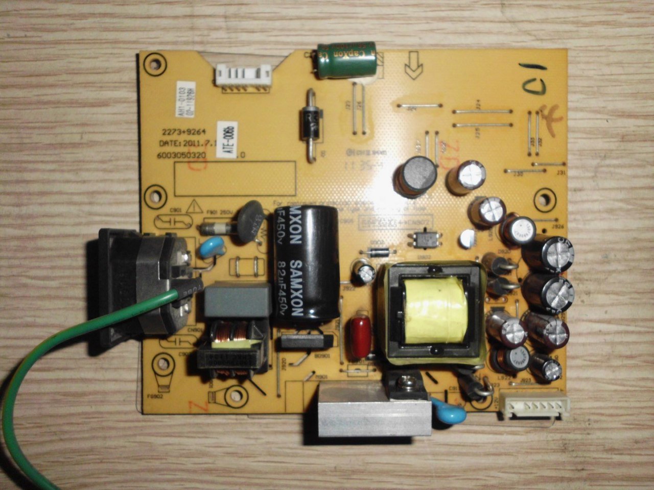 @ORIGINAL Casper 9812 E185HCSP POWER BOARD 6003050320 V 3.0